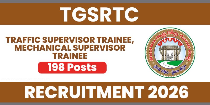 TGSRTC Recruitment 2026 
